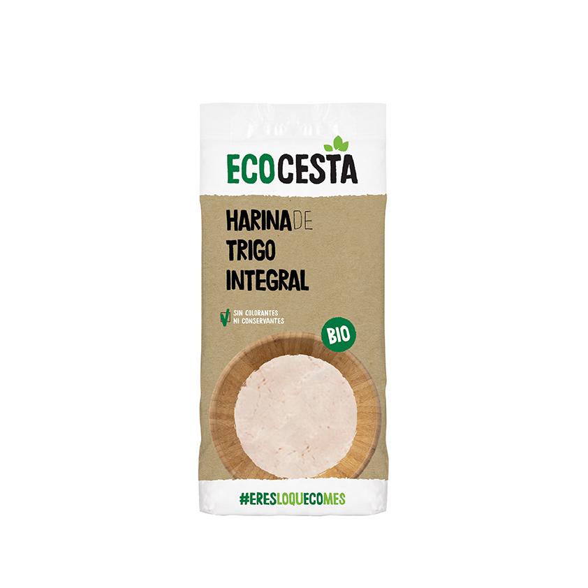 Farina integrale di grano biologica, 500 g Ecocesta