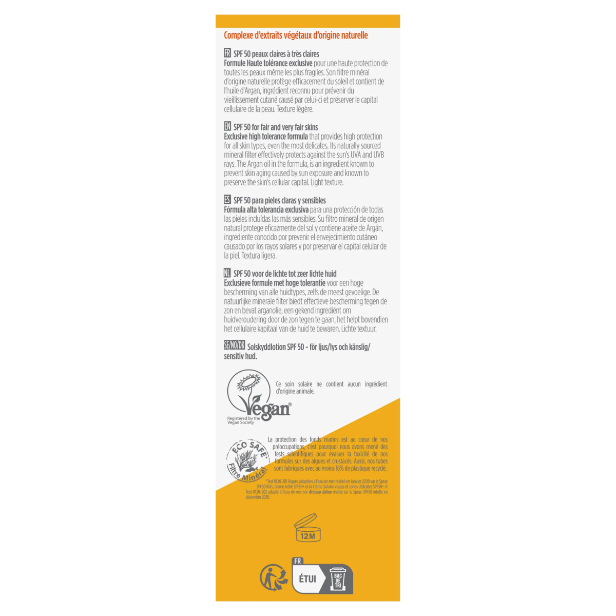 Sonnenschutzspray für Erwachsene LSF 50 BIO Hypoallergen Bioregena, 90 ml