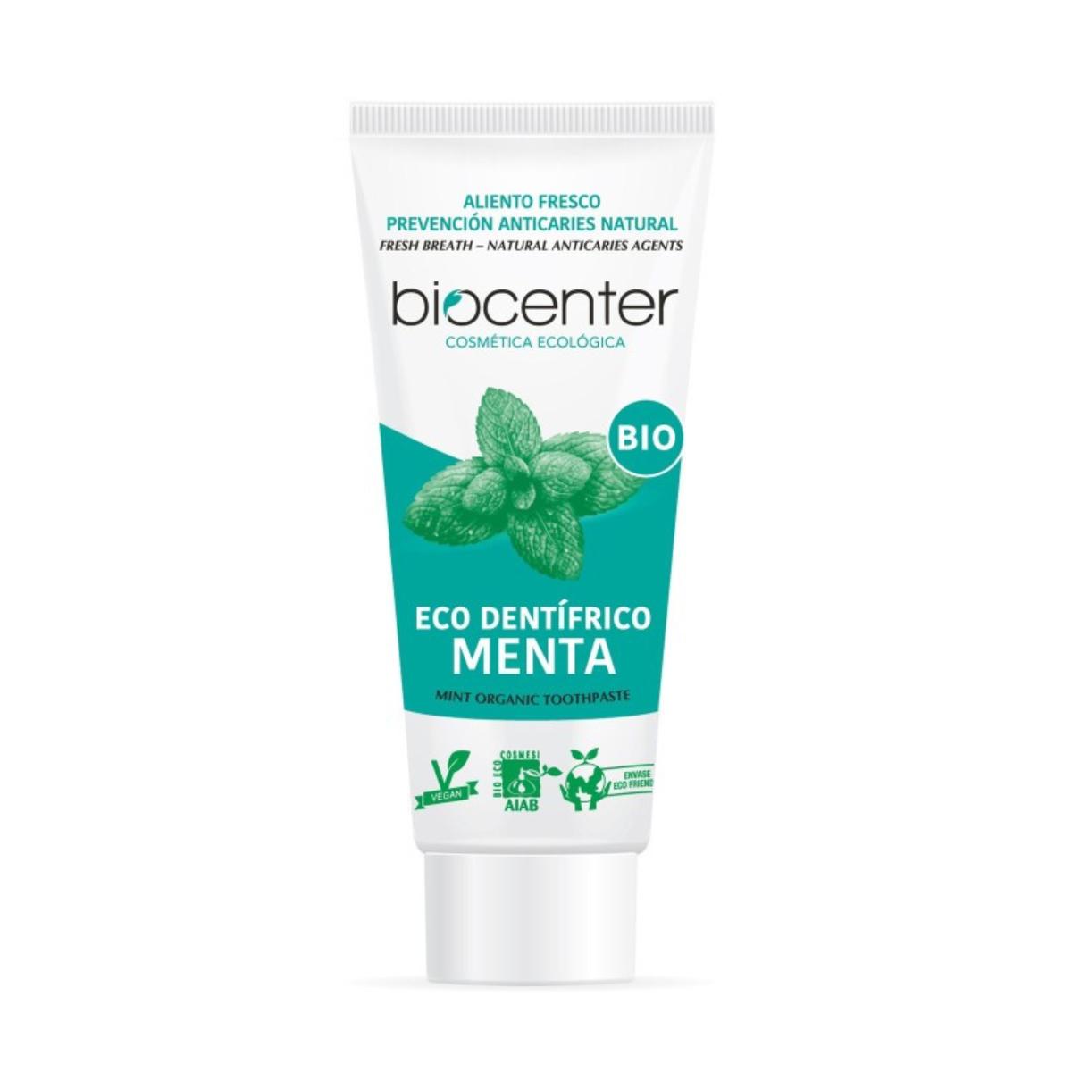 Dentifricio naturale alla menta ECO e vegano 100 ml Biocenter