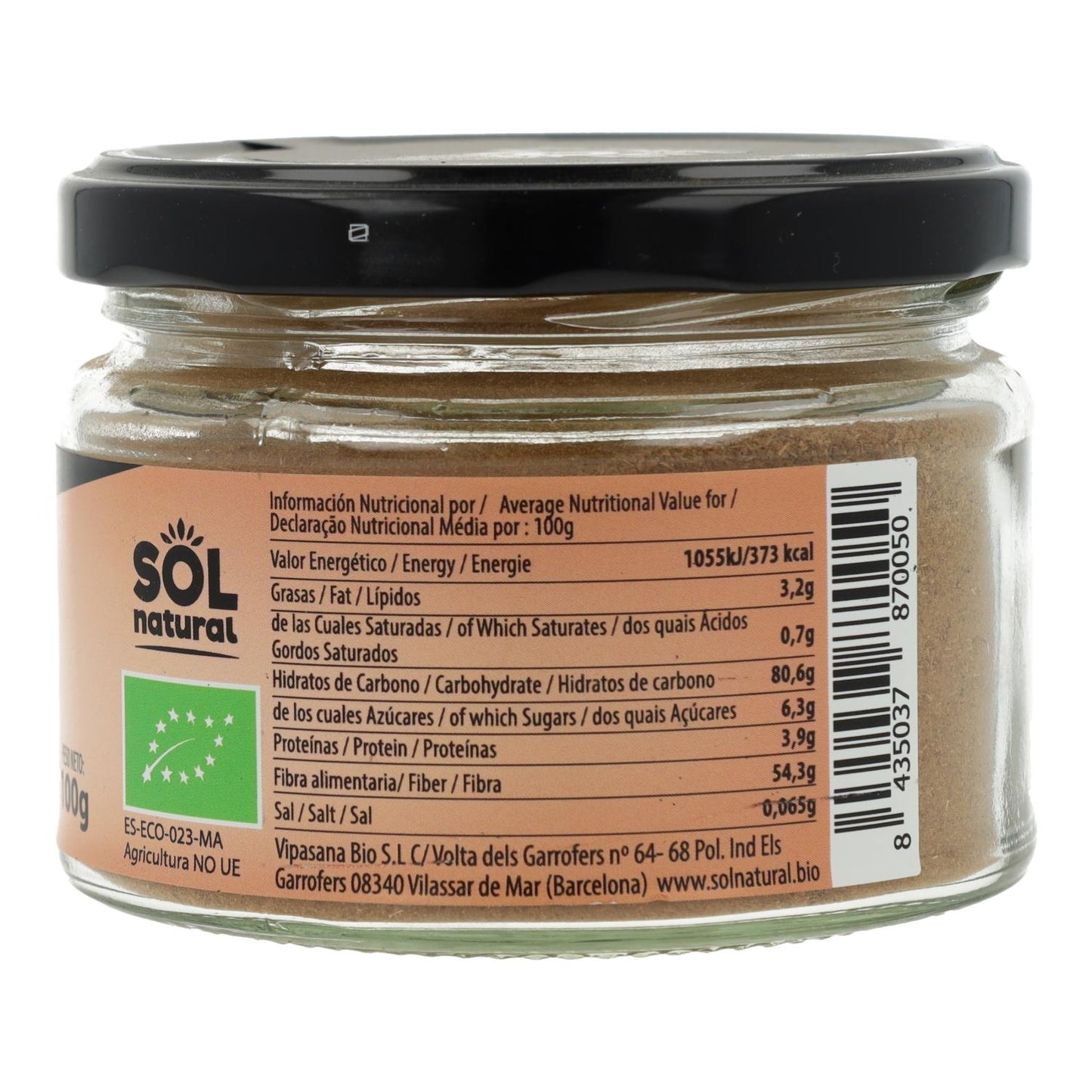 Ceylonkanelpulver bio Sol Natural 100 g