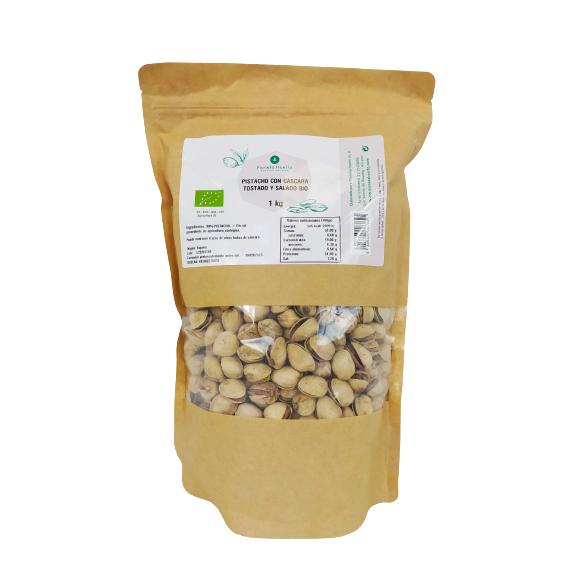 Pistacchi in guscio tostati e salati ECO Planeta Huerto 1 kg