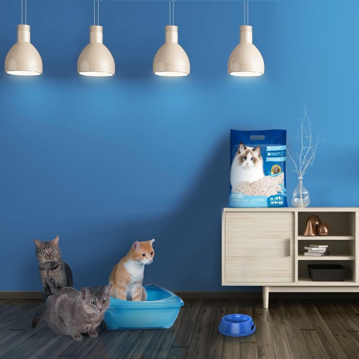 Biodegradowalny żwirek dla kotów Nobleza 3,8 l