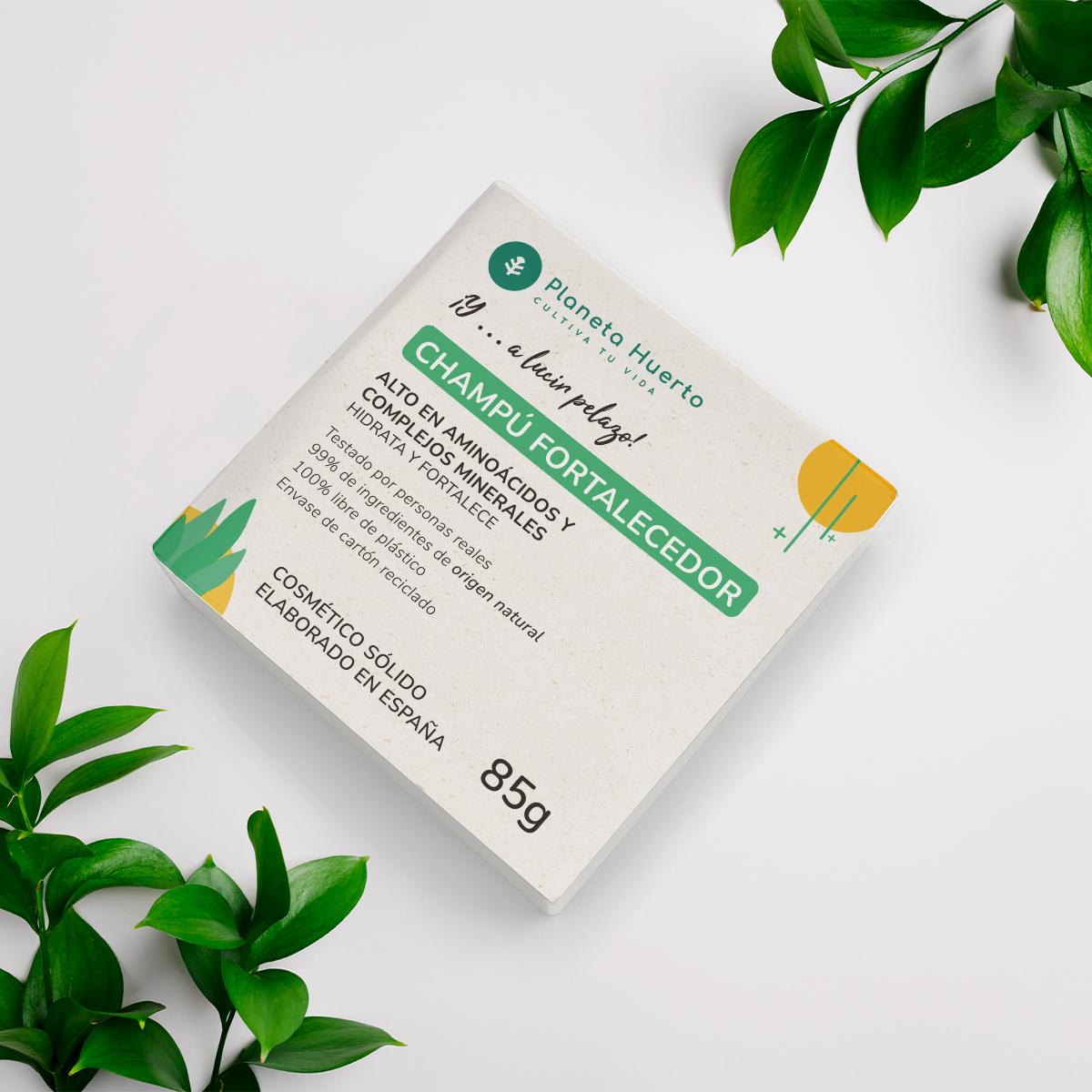 Solid Strengthening Shampoo with Amino Acids Planeta Huerto 85 g