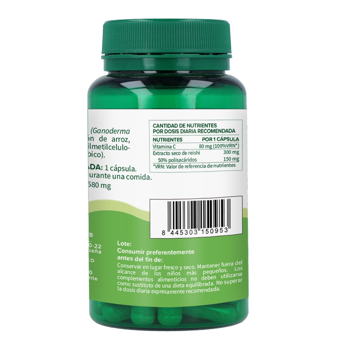 Reishi Planeta Huerto 30 vegetable capsules