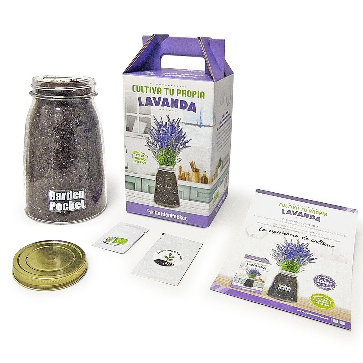 Zestaw do uprawy własnej lawendy w domu, Garden Pocket