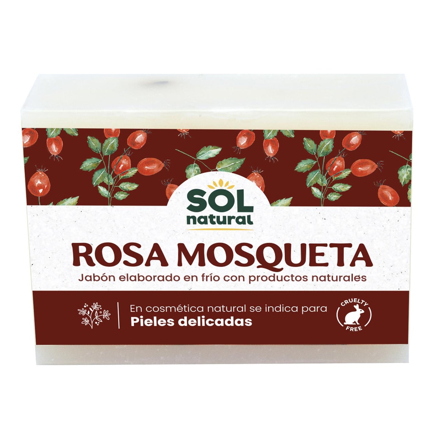 Naturseife mit Hagebutte Sol Natural 100 g