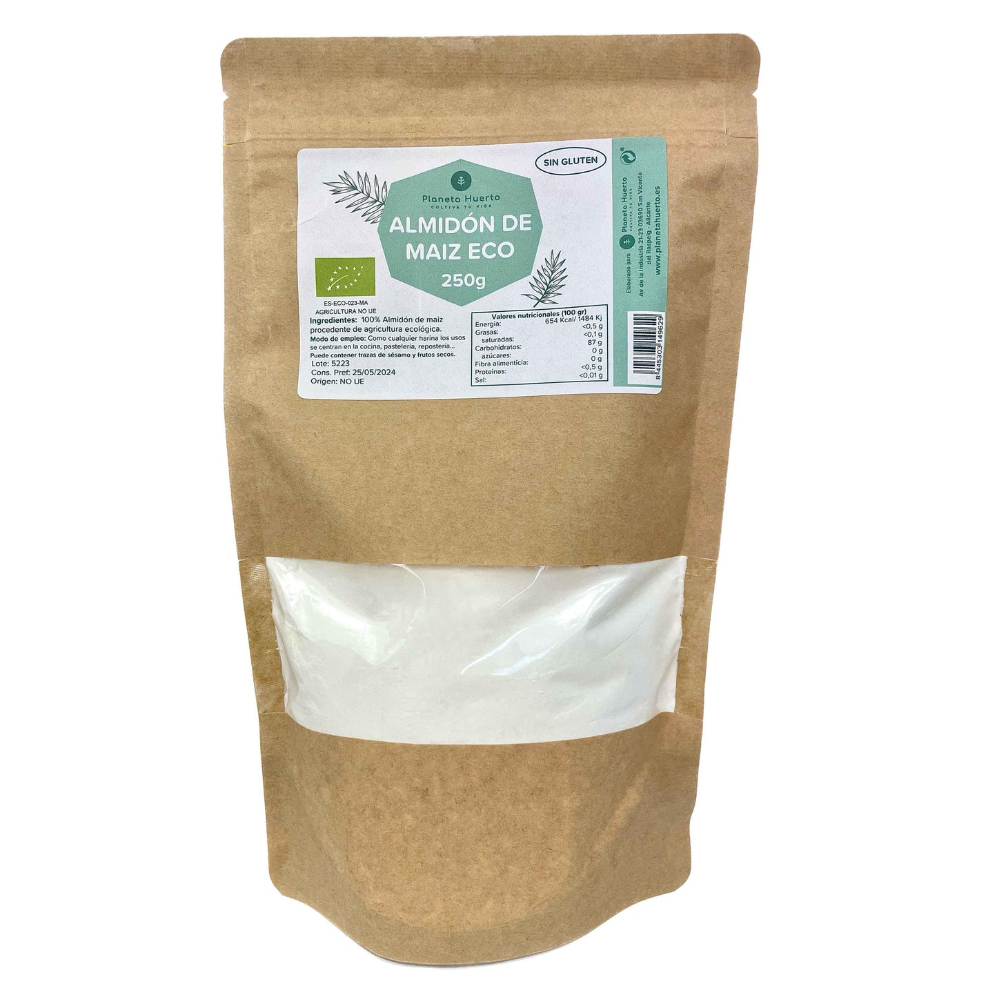 Bezglutenowa skrobia kukurydziana ECO Planeta Huerto 250 g