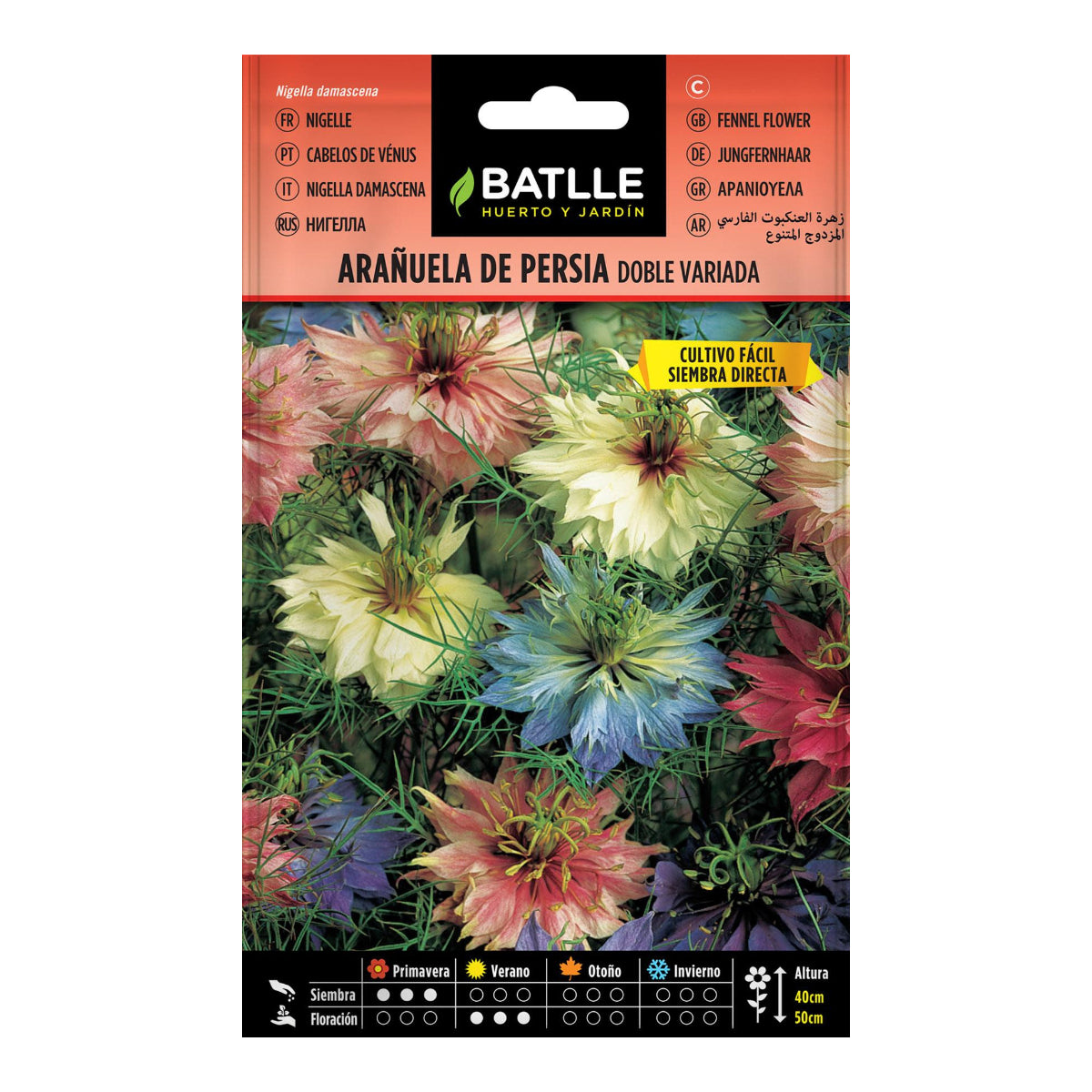 Batlle double variety Persian spider mite seeds