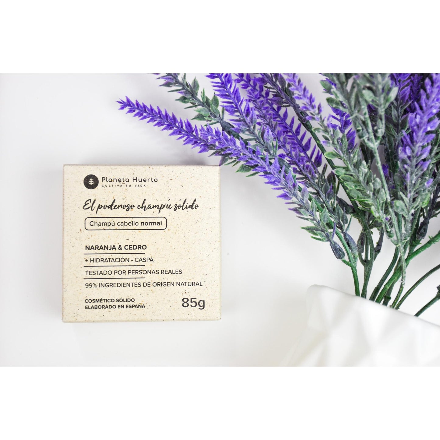 Planeta Huerto Sinaasappel en Ceder Shampoo voor normaal haar 85 g