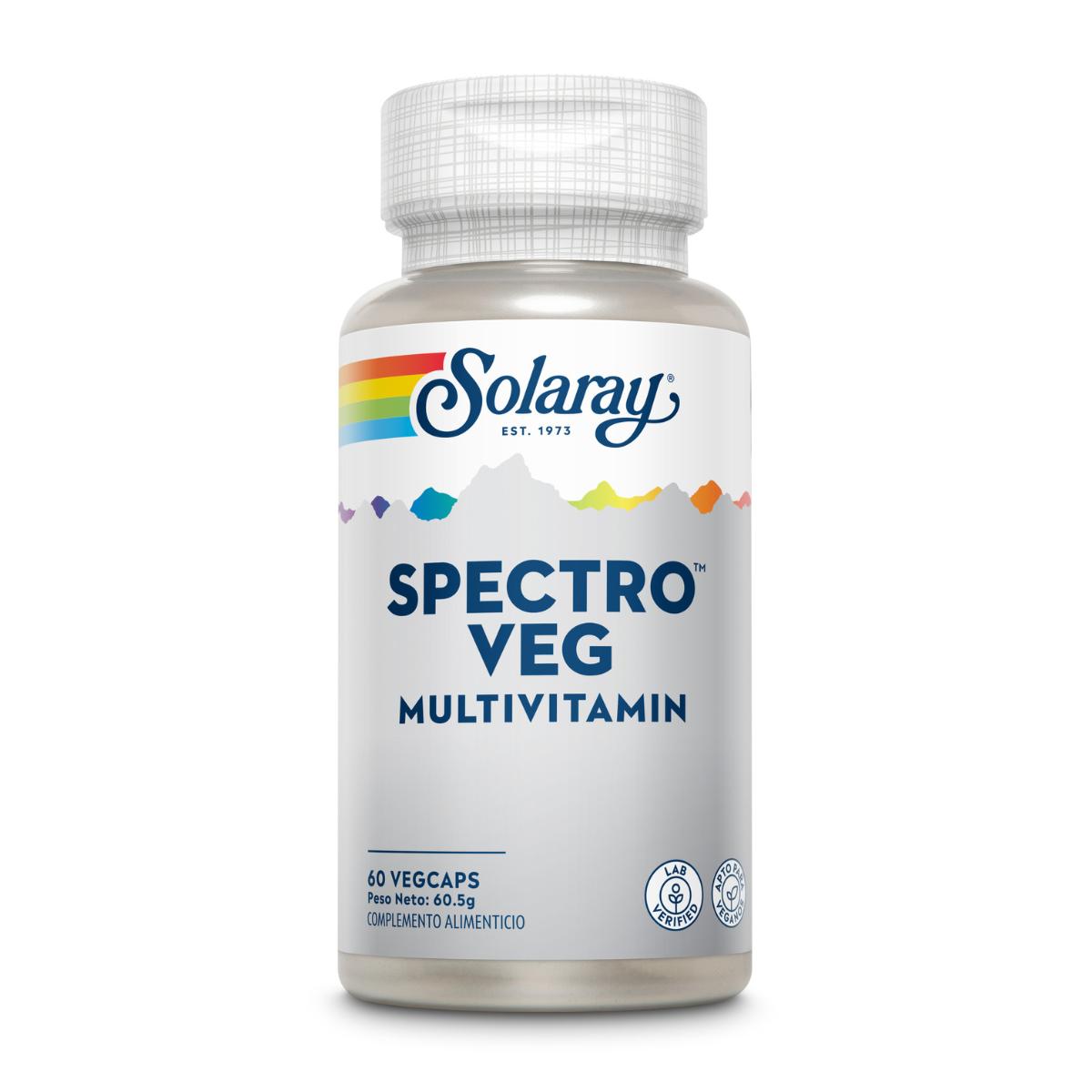 Spectro Multivitamin Solaray, 60 Vegetable Capsules