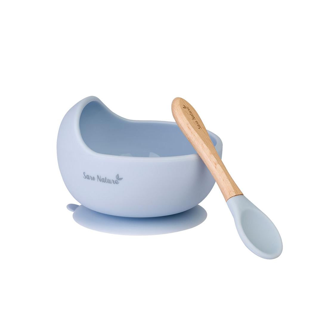 Fütterungsset Wave mit Saugnapf Saro Baby Rosa