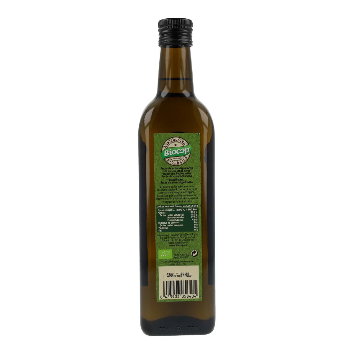 Oliwa z oliwek extra virgin Hojiblanca Biocop 75 cl