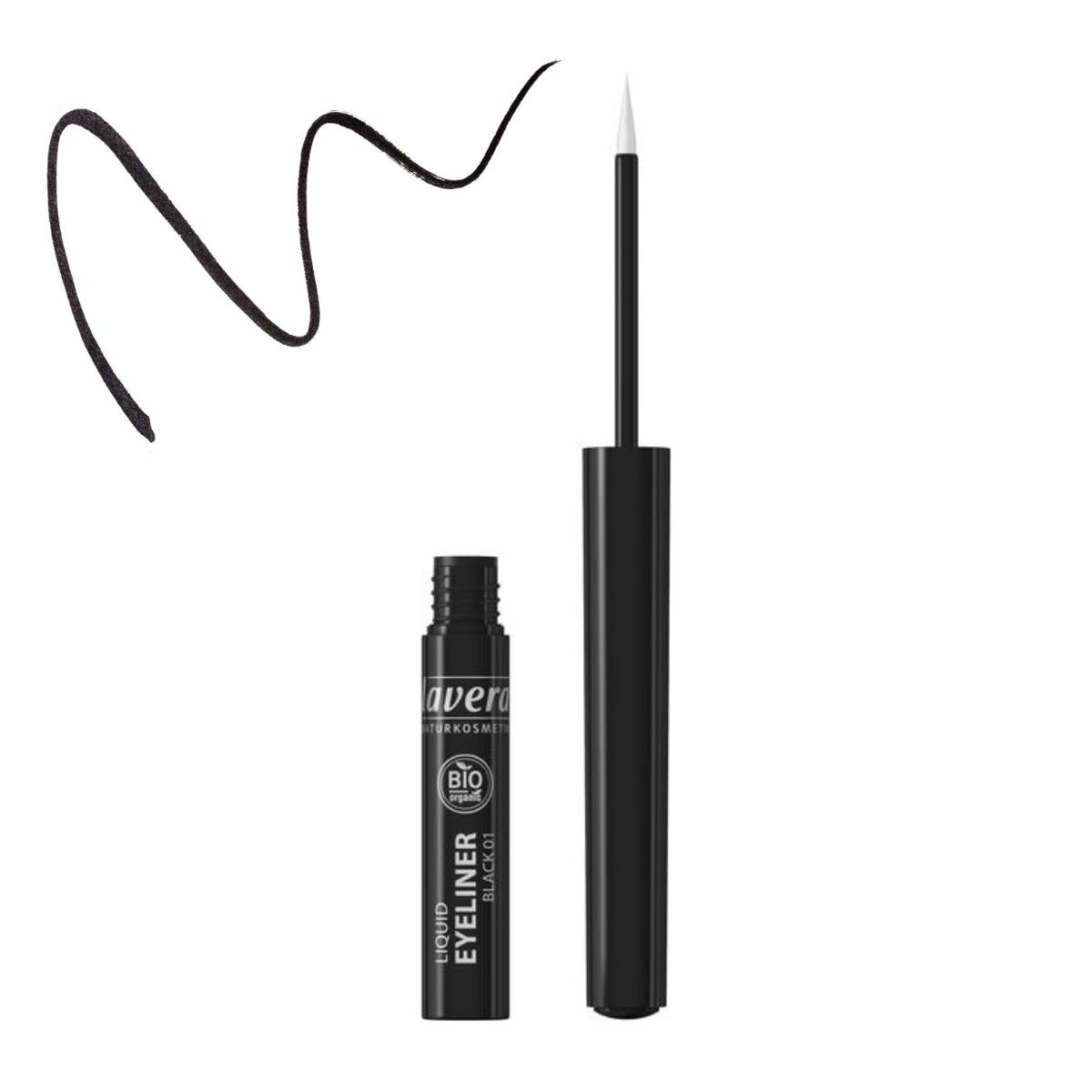 Flüssiger Eyeliner – 01 Black, Lavera 2,8 ml