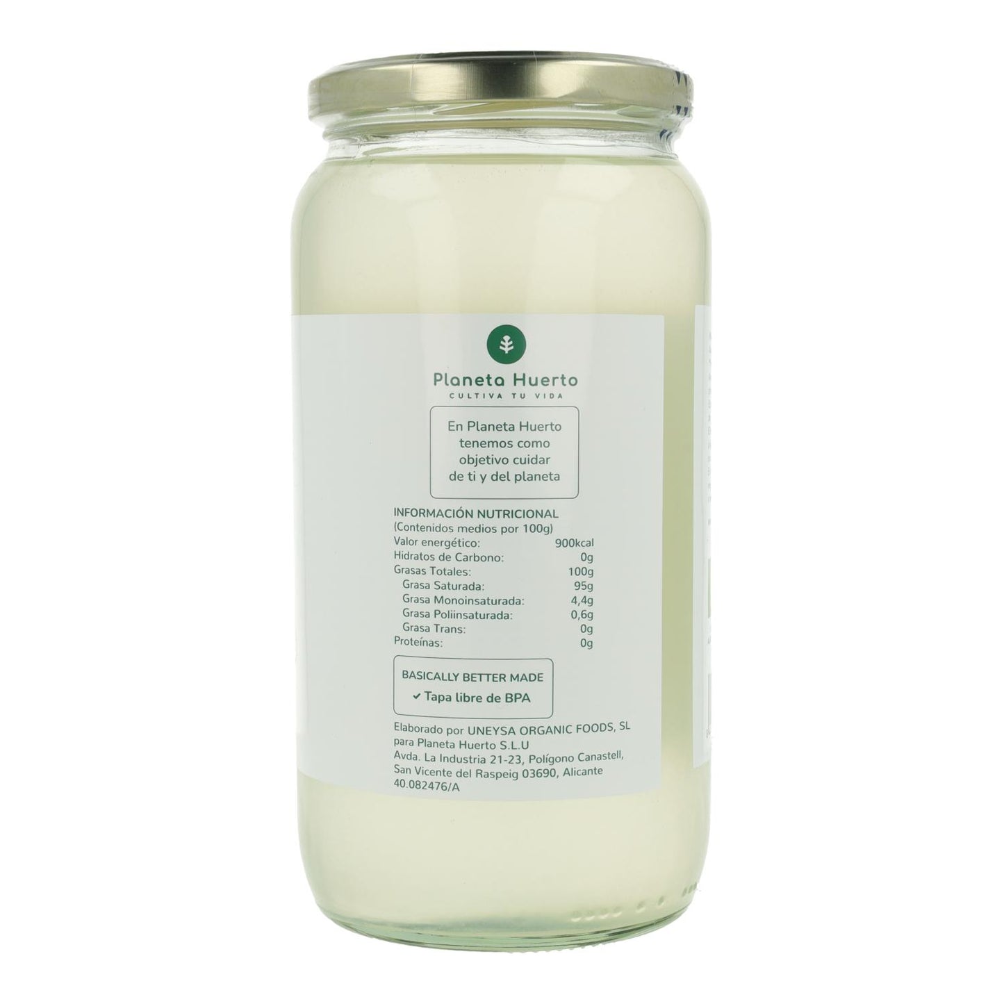 Natives Kokosnussöl ECO Planeta Huerto 1L