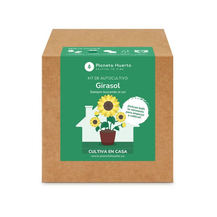 Kit d'autoculture de tournesol Planeta Huerto