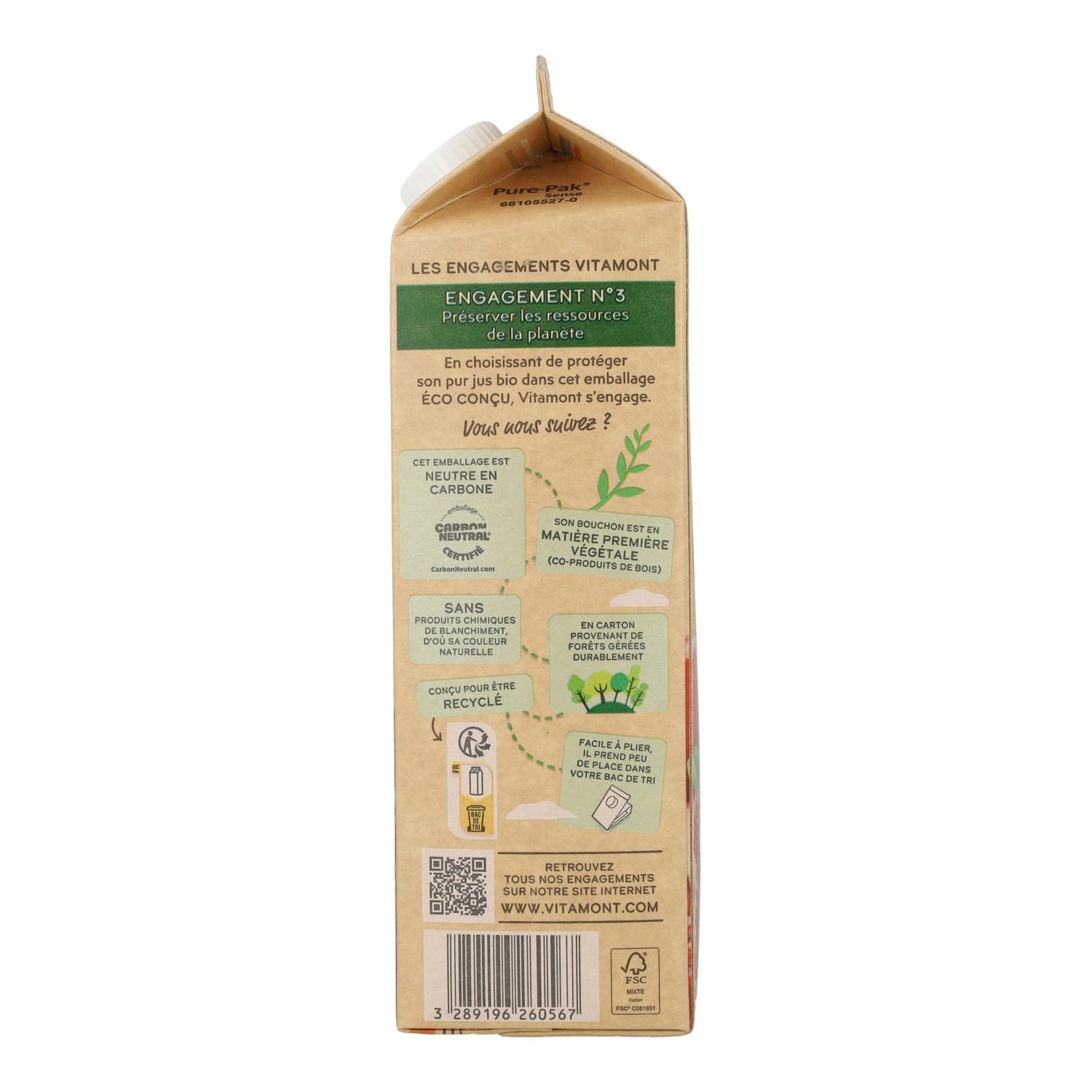Vitamont Pomegranate Juice 1 L carton