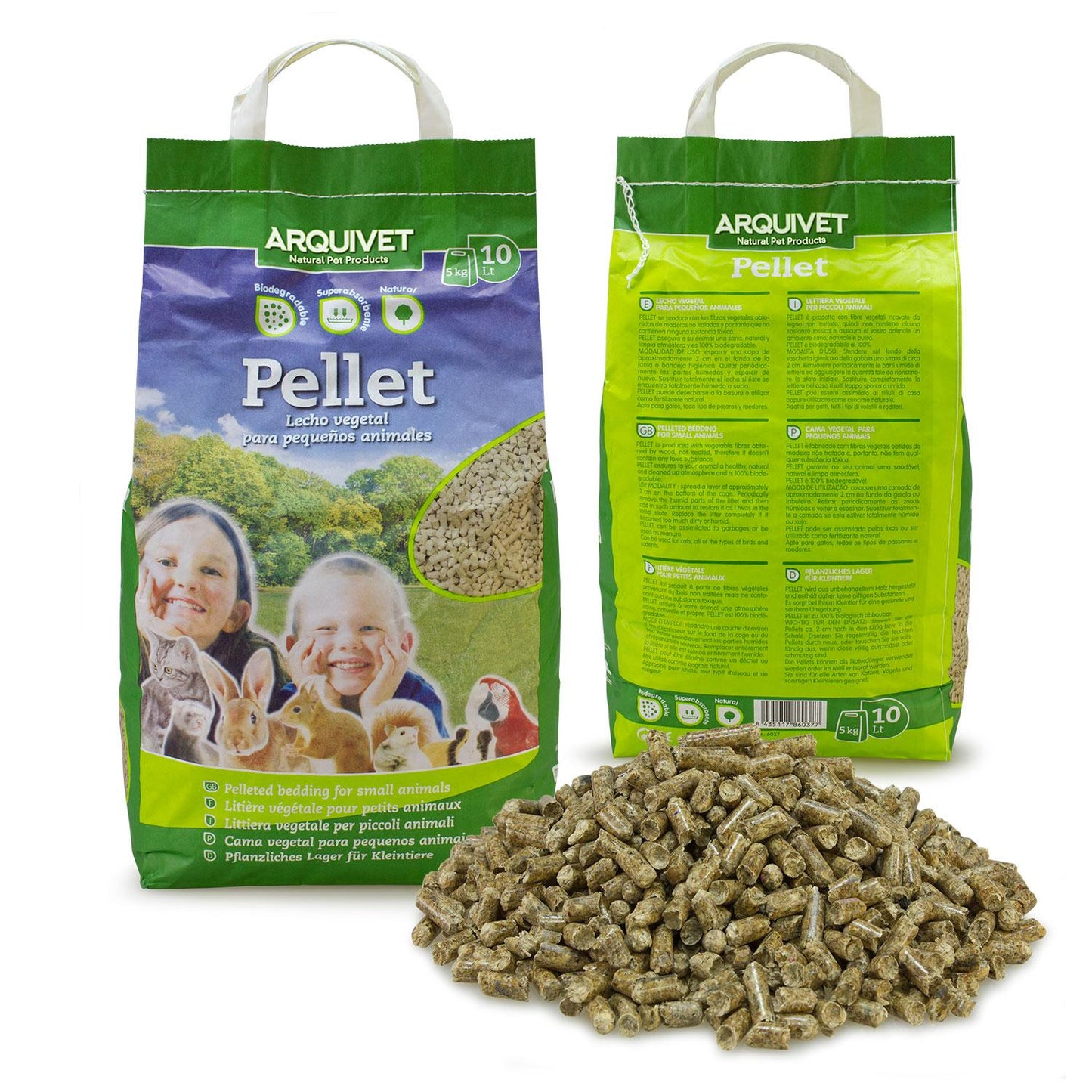 Tierstreu Pellet Arquivet 10 l