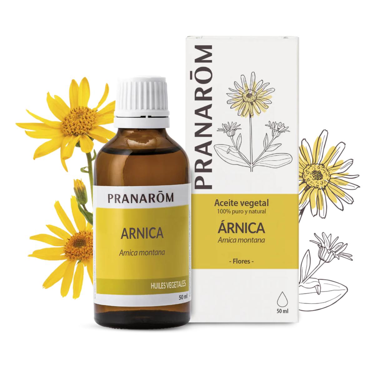 Olio vegetale all'arnica, Pranarôm 50 ml