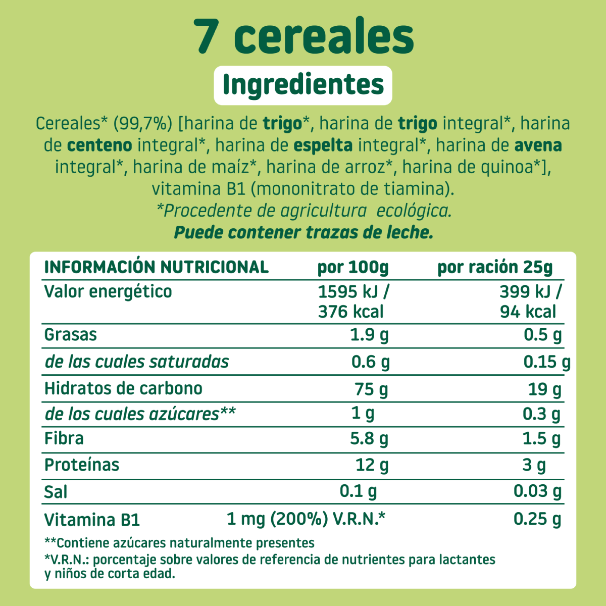 PROMO 3x Eco Smileat 7-Grain Baby Cereal 200 g