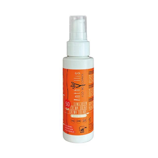 Flytande solkräm ECO Waterproof SPF 50 Anthyllis 100 ml