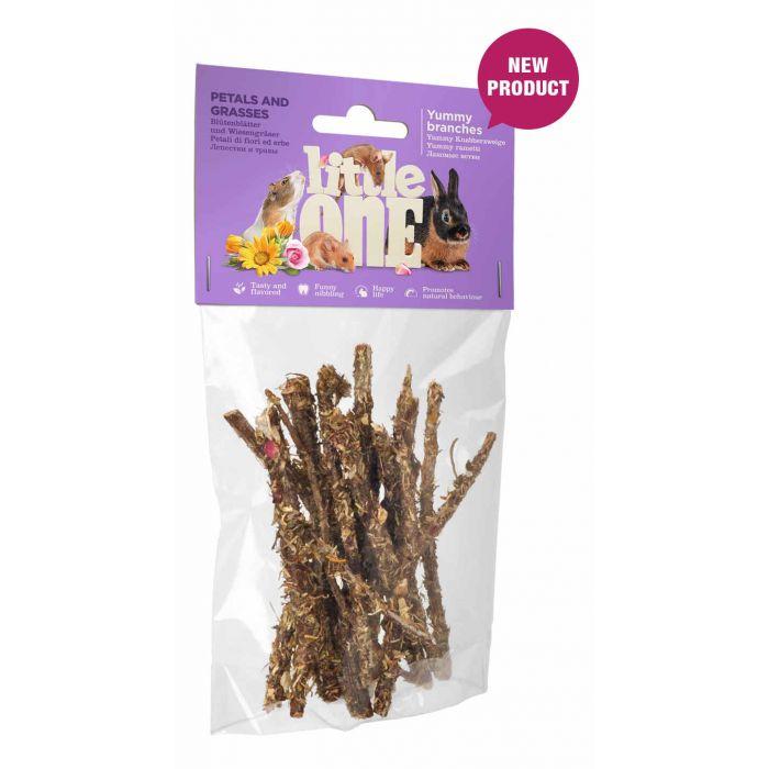 Little One Snack Branches avec pétales et herbe 35 g