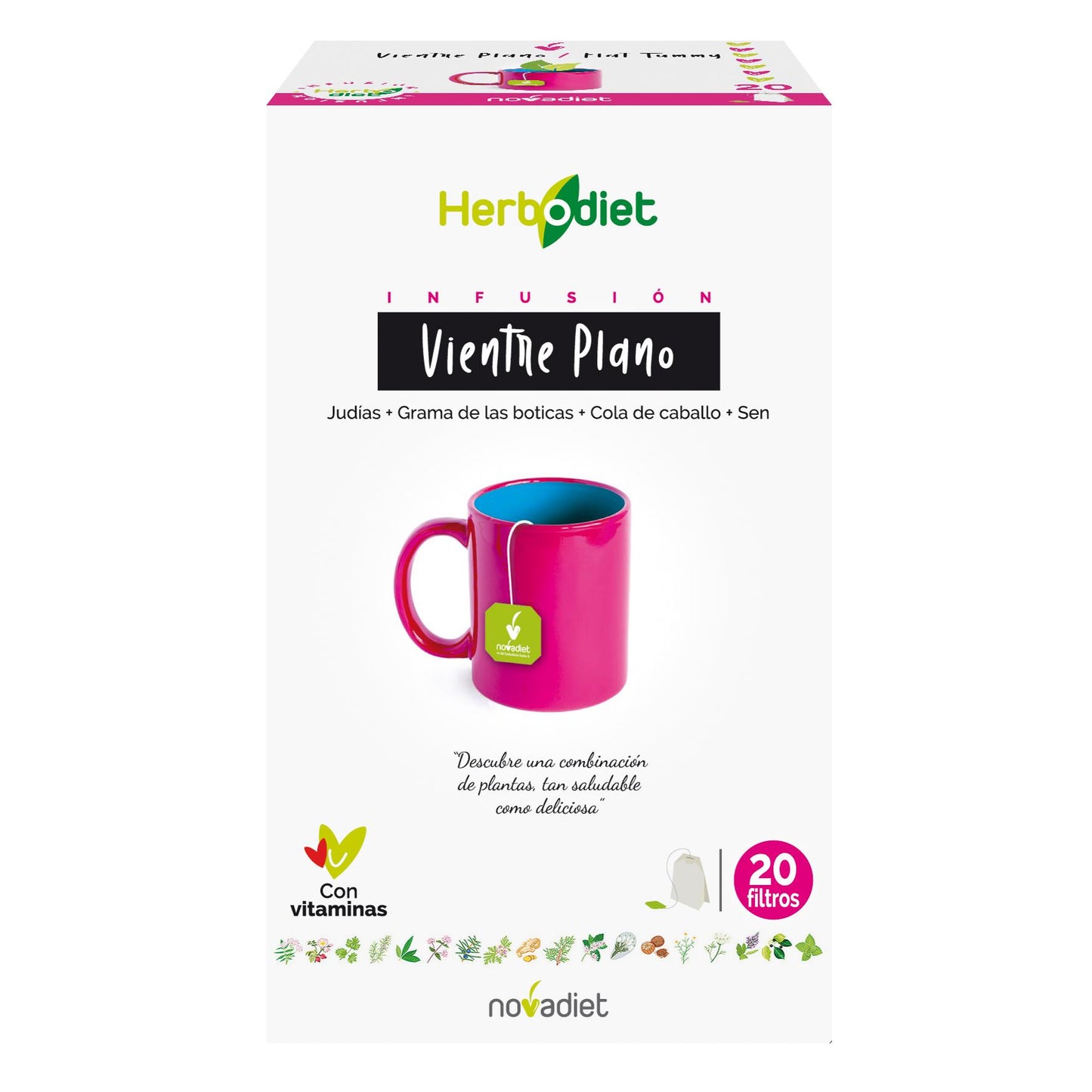 Herbodiet Vientre Plano Novadiet, 20 Beutel