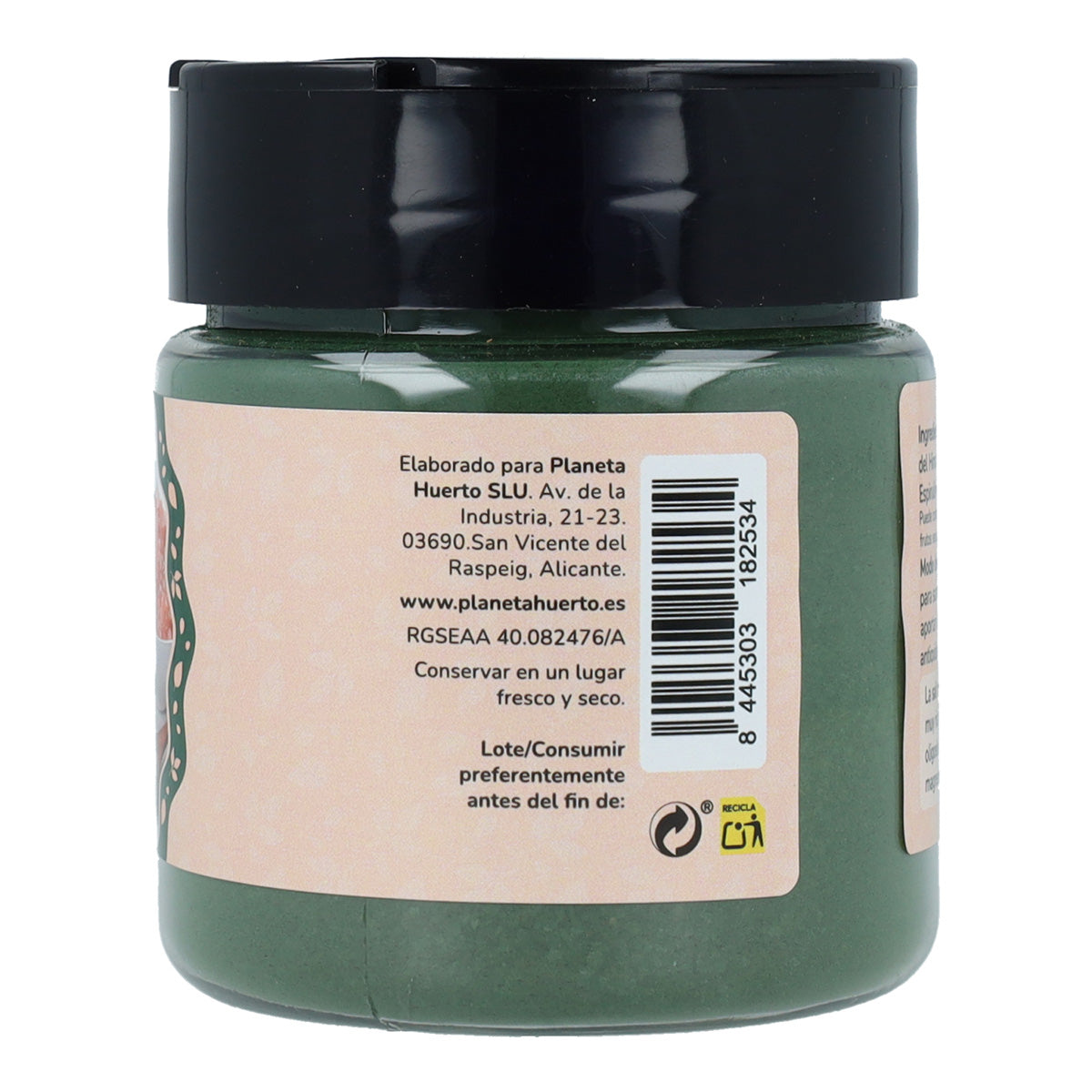 Rosa Salz mit Spirulina Meeresalgenpulver ECO Planeta Huerto 100g
