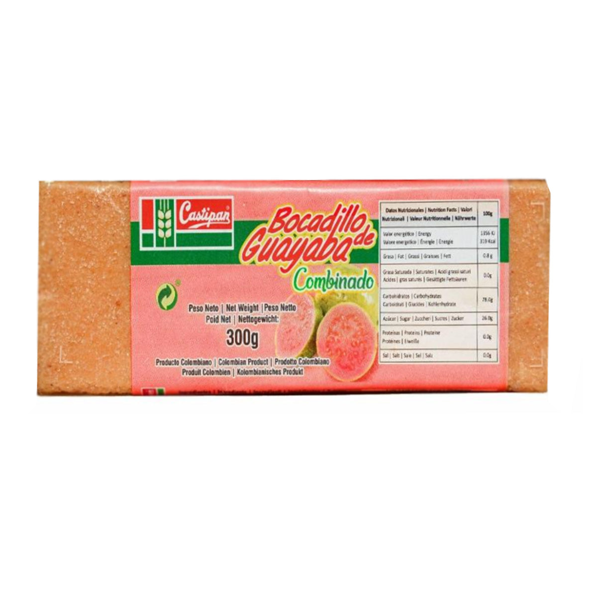 Assortiment de morceaux de goyave Castipan 300 g