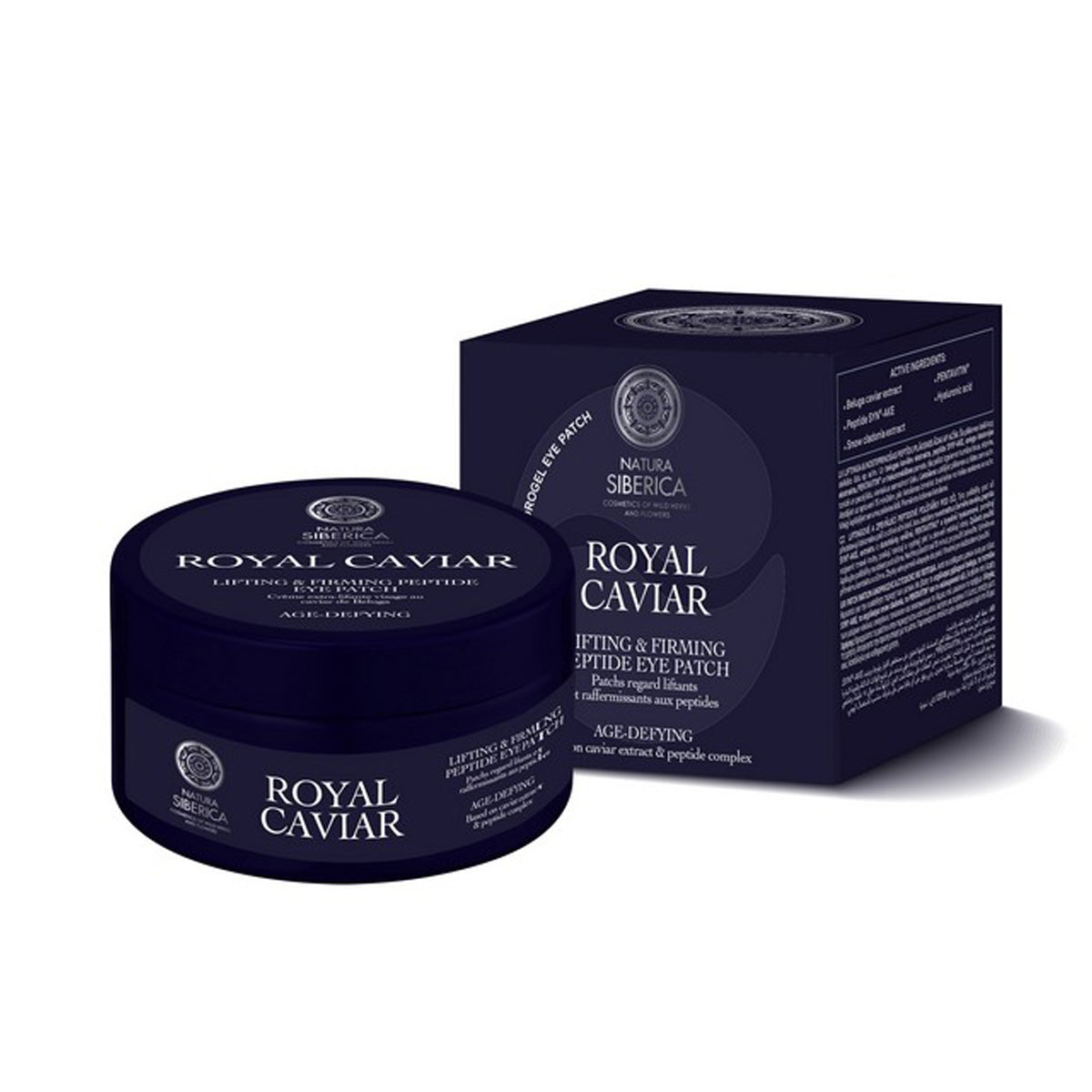Royal Caviar straffende Augenpads, Natura Siberica, 60 Stück