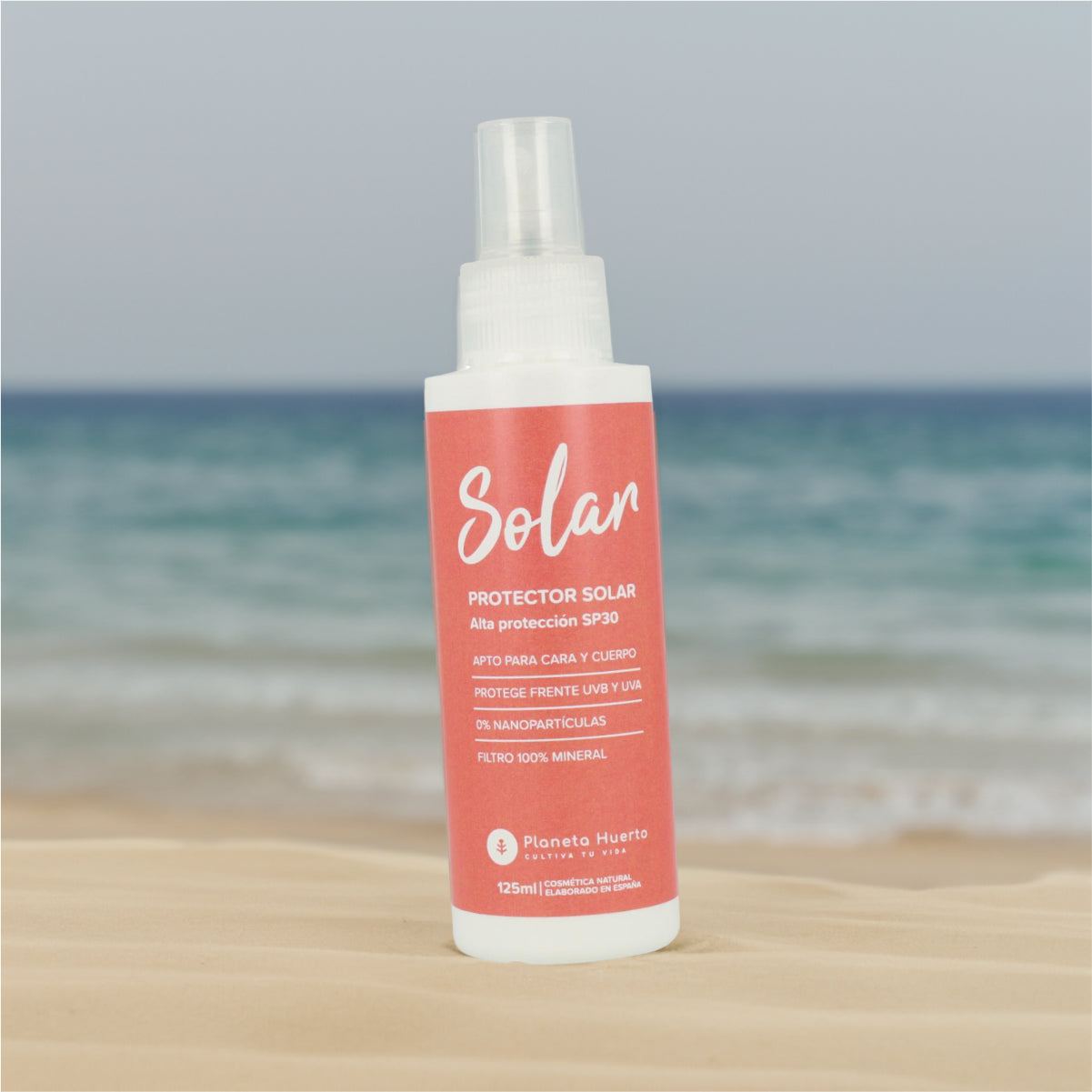 100% mineral sunscreen SPF 30 Planeta Huerto 125 ml