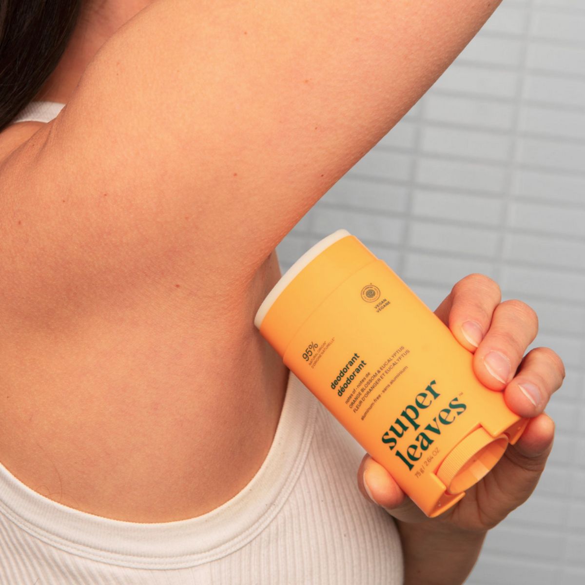 Super leaves Deodorant - Apelsinblomma och eukalyptus twist and glide, Attitude, 75 g