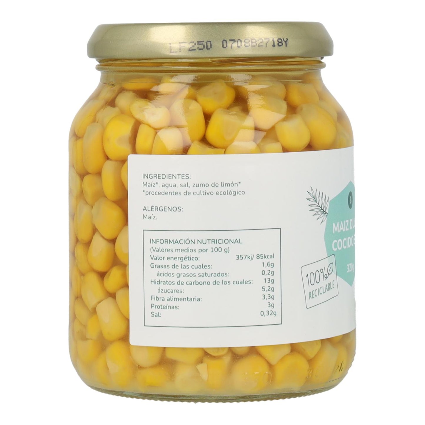 sockermajs ECO Planeta Huerto 340 g