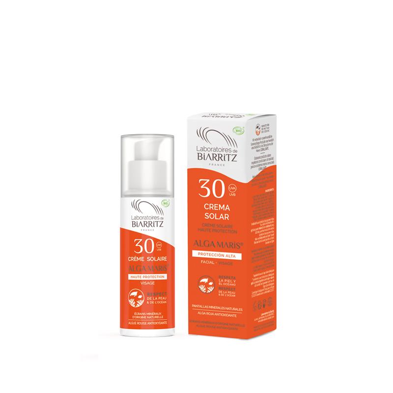 Crème solaire visage SPF 30 Alga Maris 50 ml