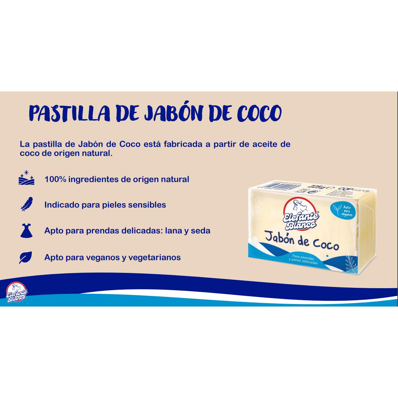 Savon Mimidu Coco Elefante Blanco 225 g