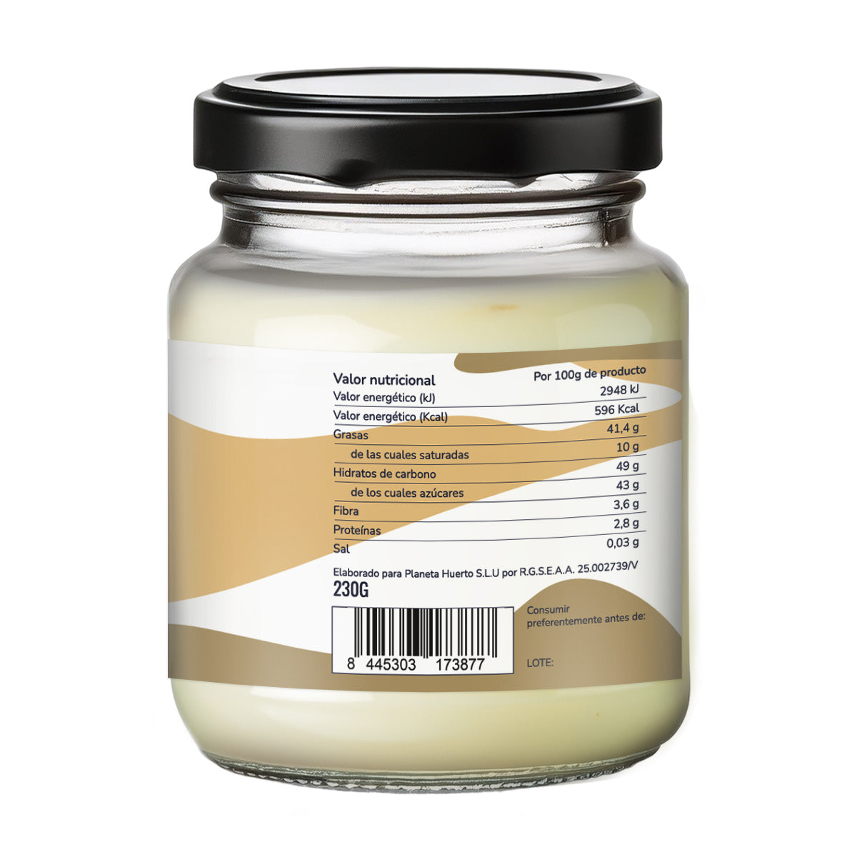 Wegański krem z białej czekolady ECO Planeta Huerto 230 g
