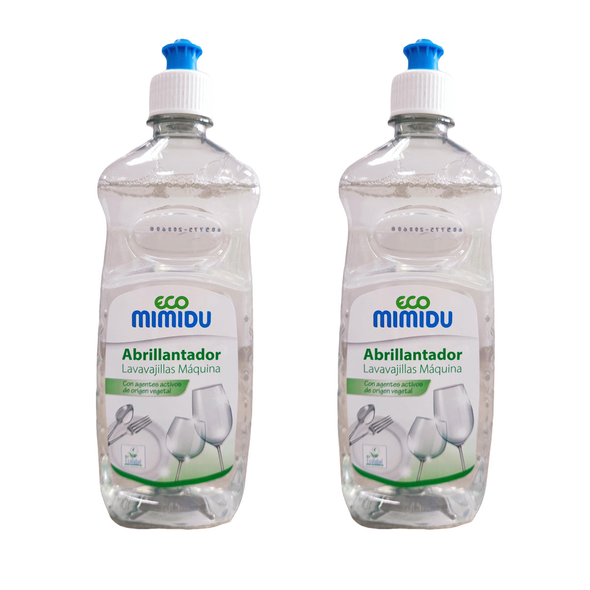 Pack of 2 Mimidu ECO Dishwasher Rinse Aid, 500 ml