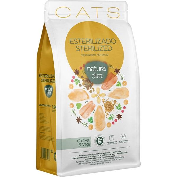 Natura Diet Cats Sterilised Chicken & Vegs Cat Food for Sterilised Cats 3 kg