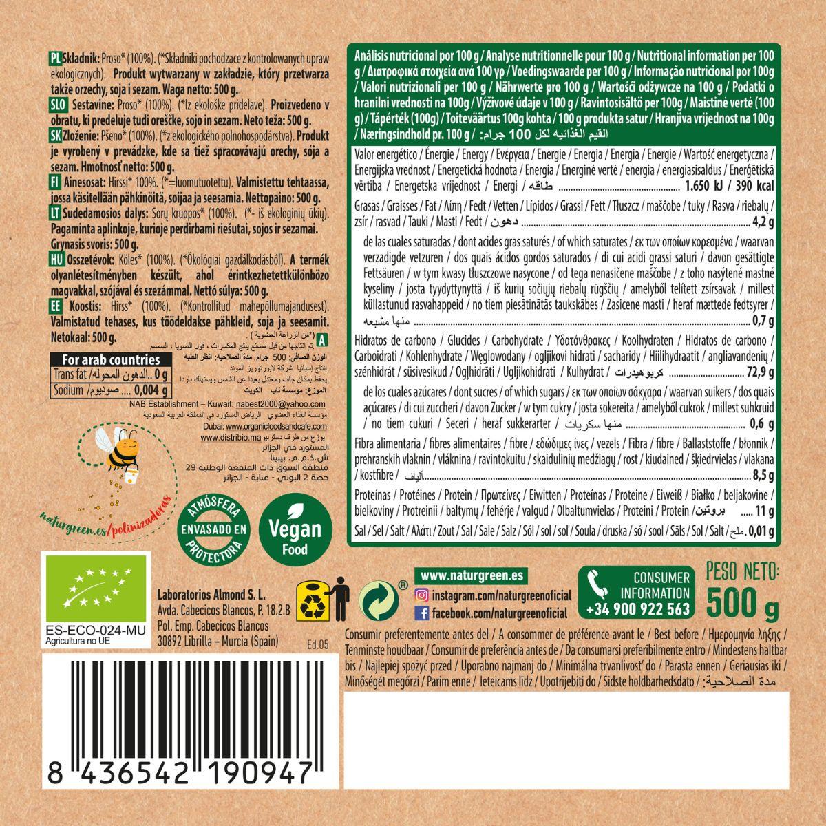 Proso Bio Naturgreen, 500 g