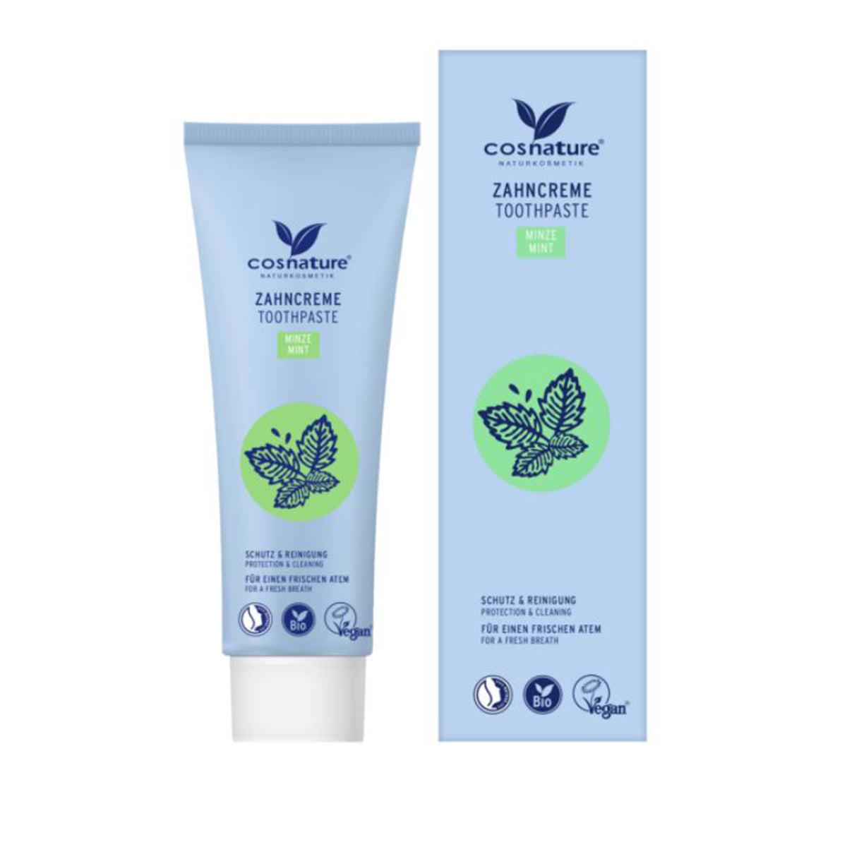 Dentifrice au fluor pour dents sensibles à la menthe BIO, Cosnature, 75 ml