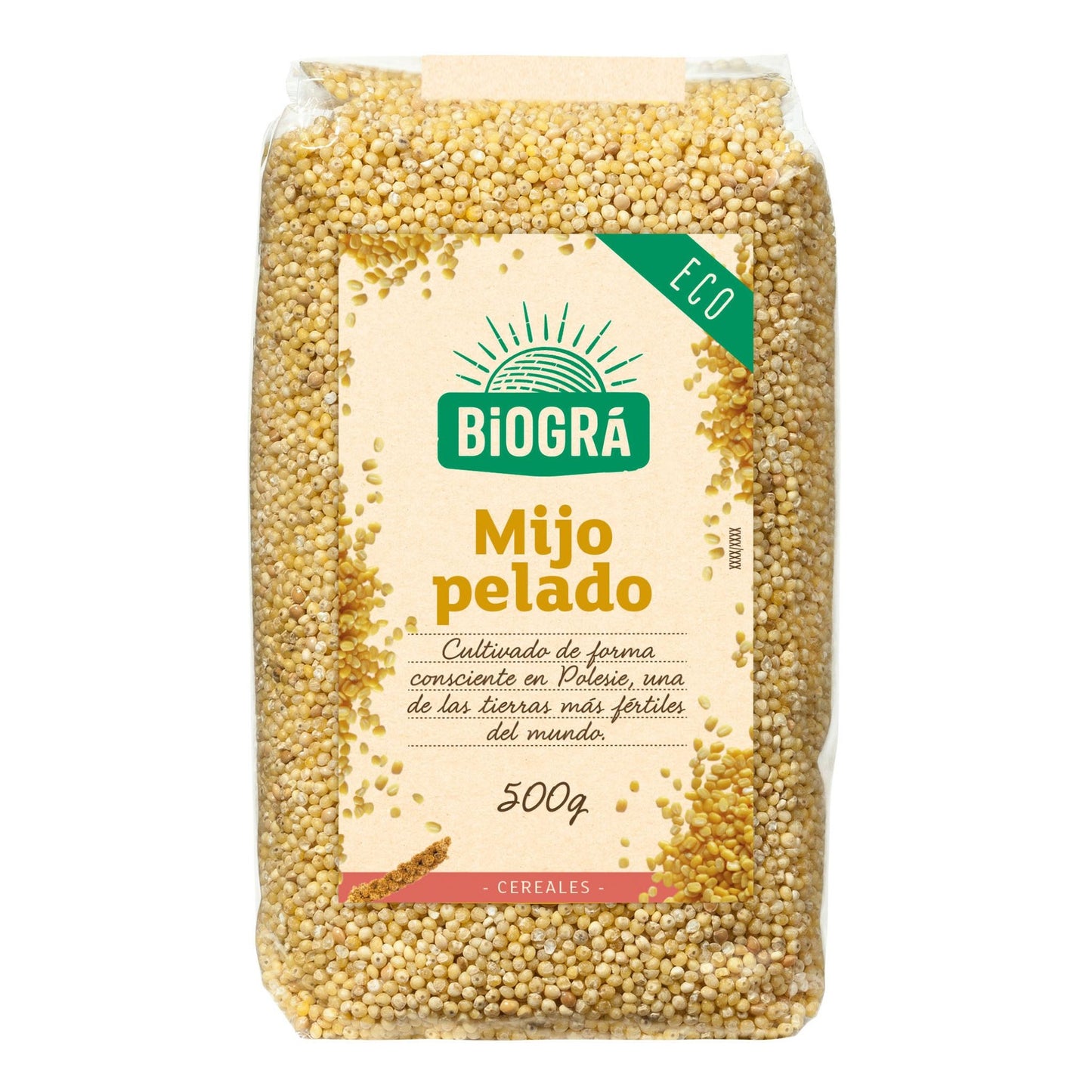 Millet décortiqué en grains 500 g Bio Biográ