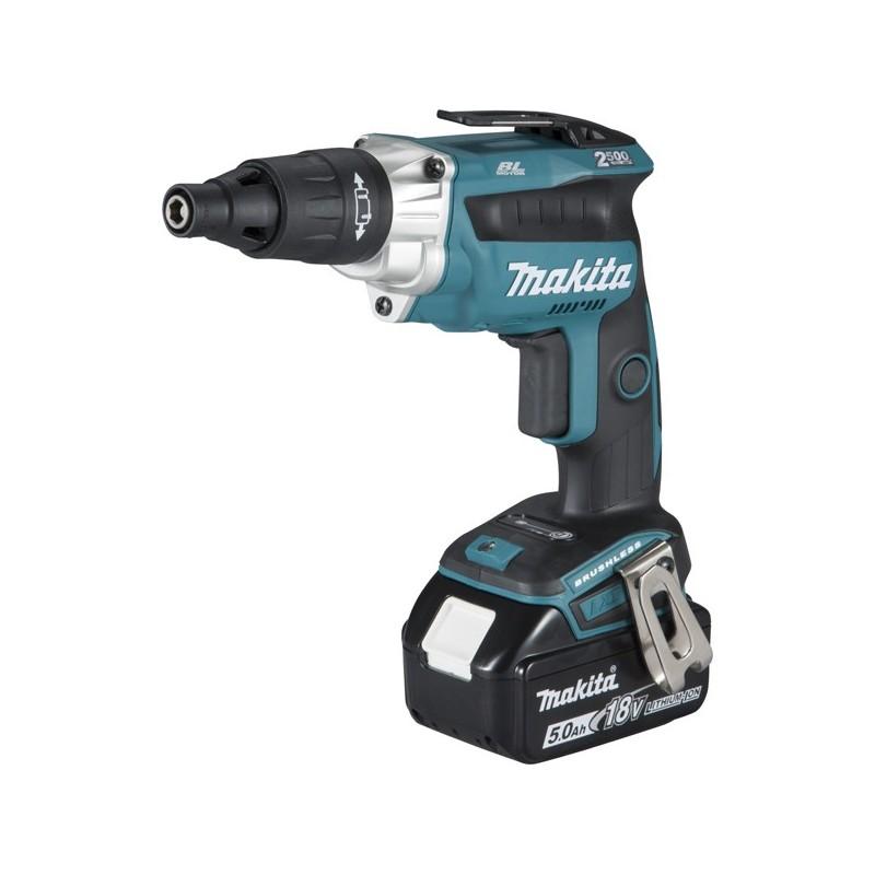 BL 18V LXT Screwdriver 0 - 2,500 rpm 5Ah 2 batteries. Glass - Makita
