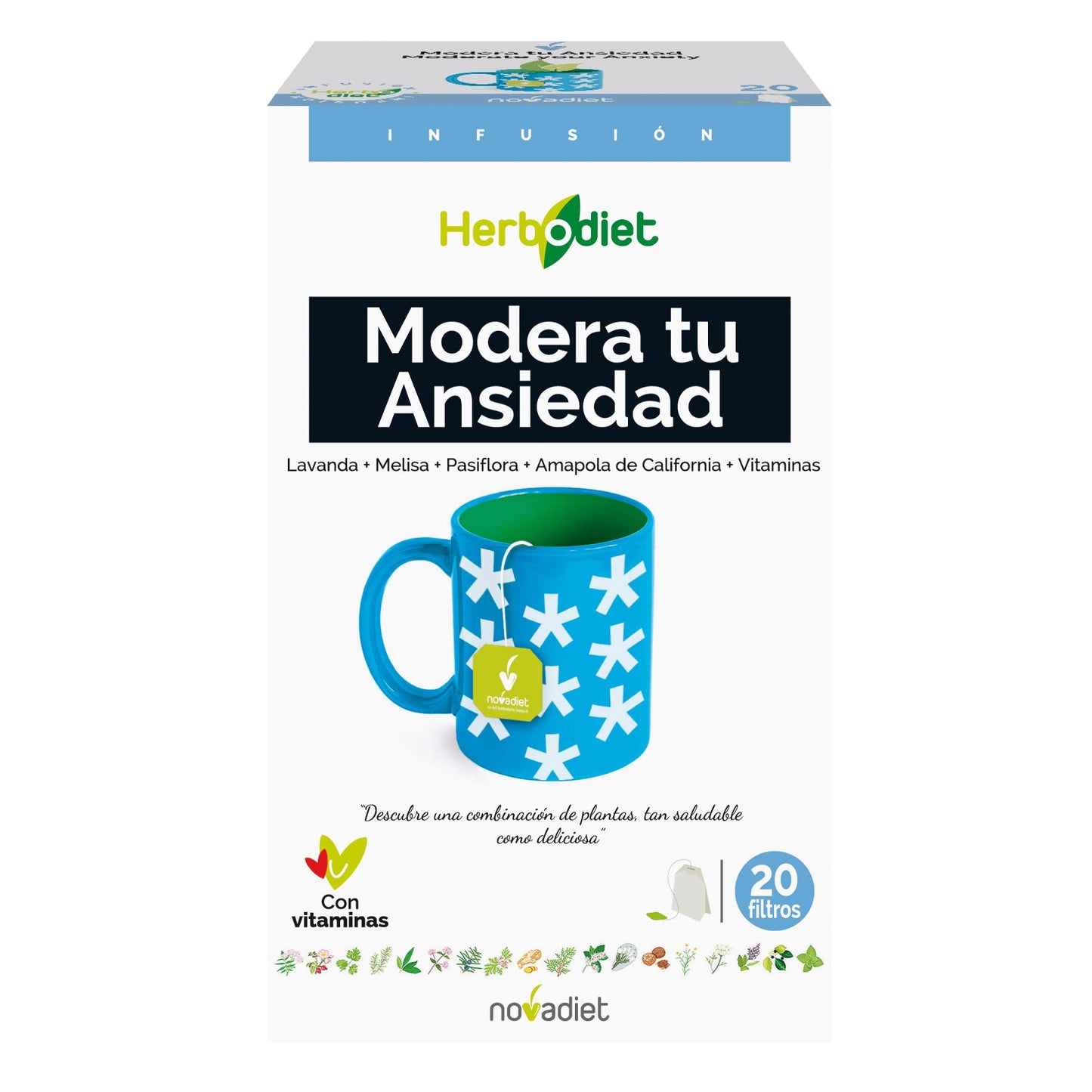 HERBODIET Lindert Ihre Angstzustände. Novadiet 20 Filter