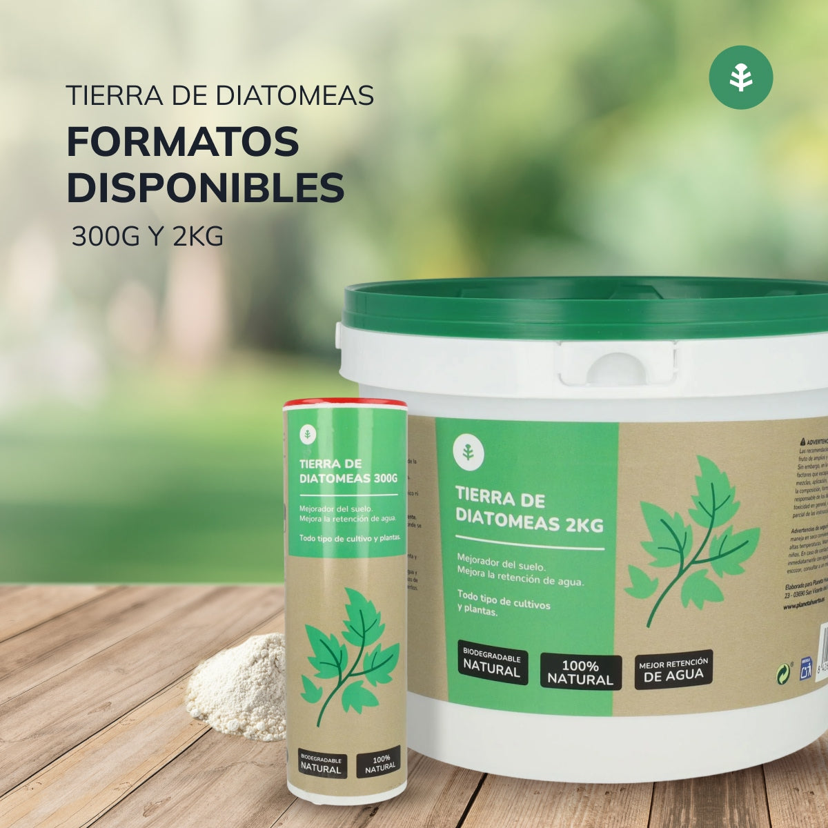 Pack of 3 x Planeta Huerto Diatomaceous Earth 2 kg