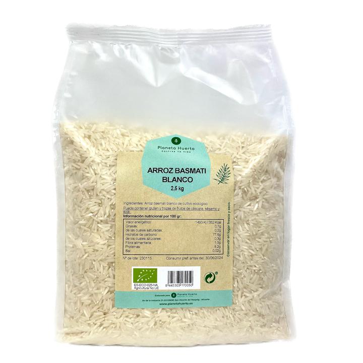 Witte Basmatirijst ECO Planeta Huerto 2,5 kg