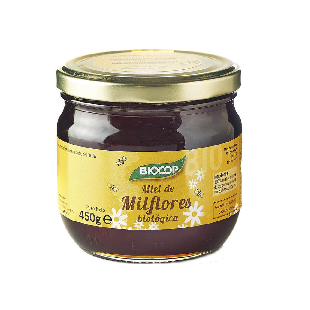 Miel mille fleurs Biocop 450 g