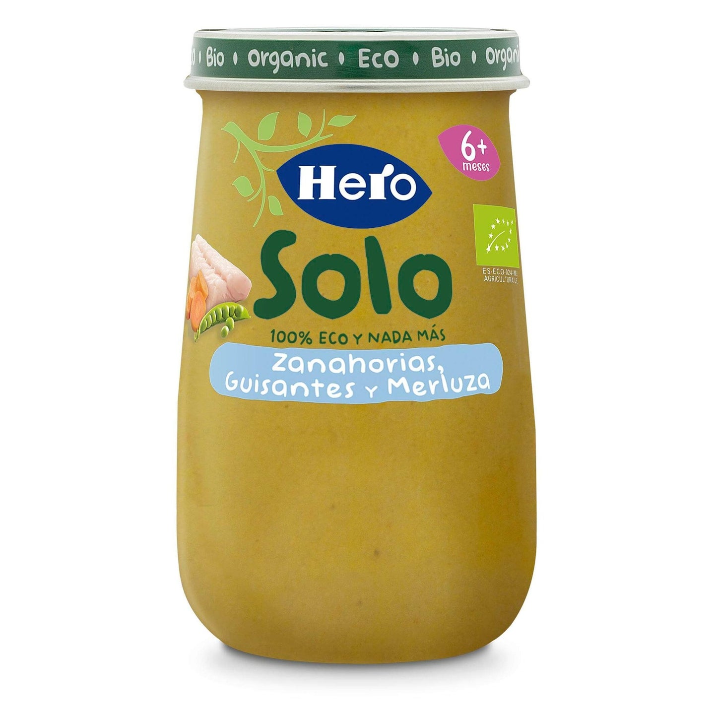 Potje erwten met heek ECO Hero Baby 190 g