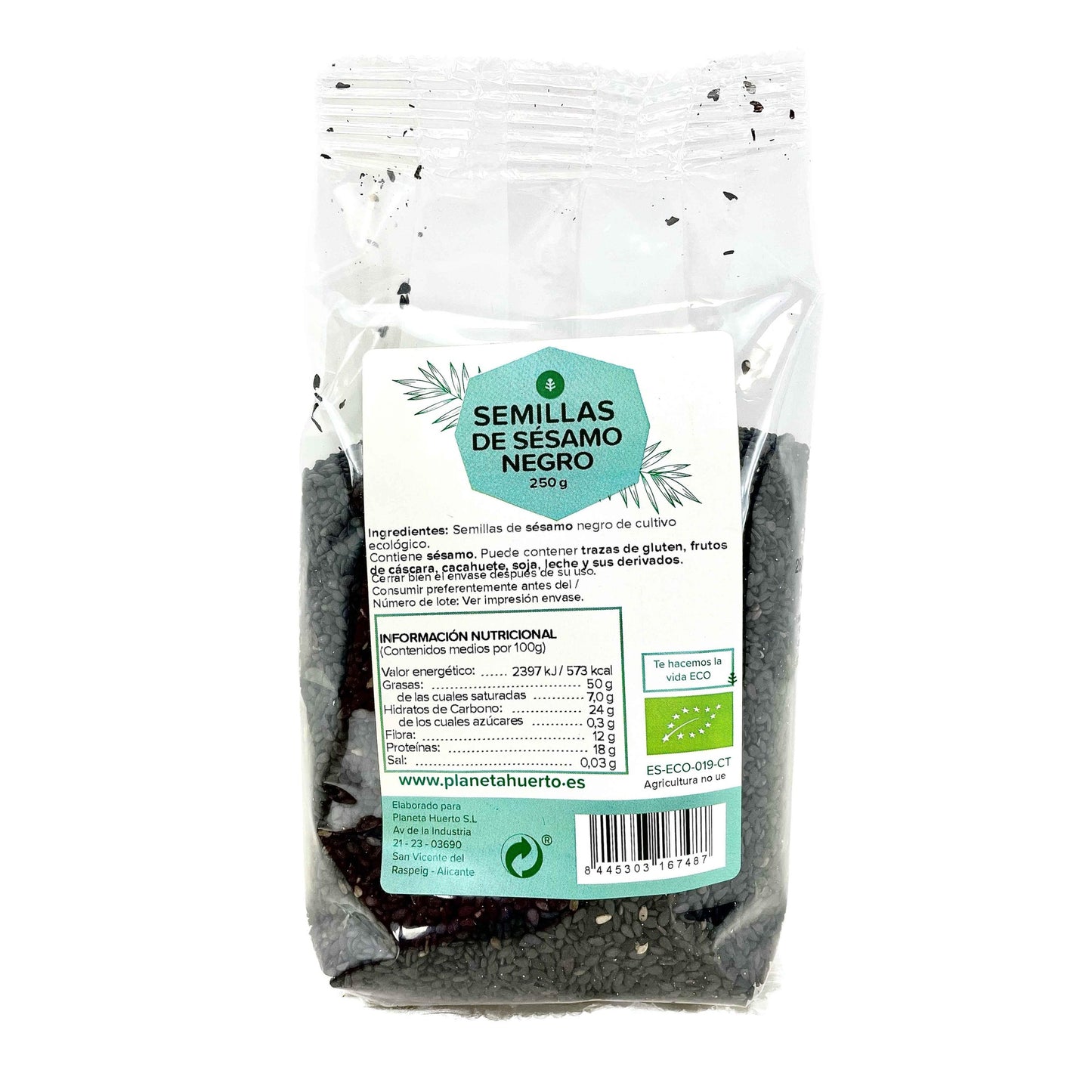 Black sesame ECO Planeta Huerto 250 g