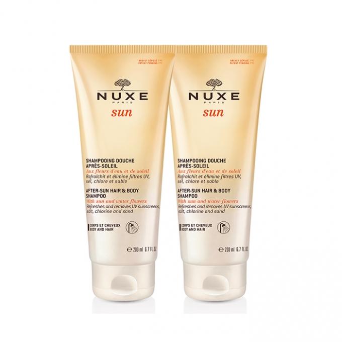 Shampoo doccia doposole per corpo e capelli NUXE Sun DUPLO 2x200ml Nuxe 2 x 200ml