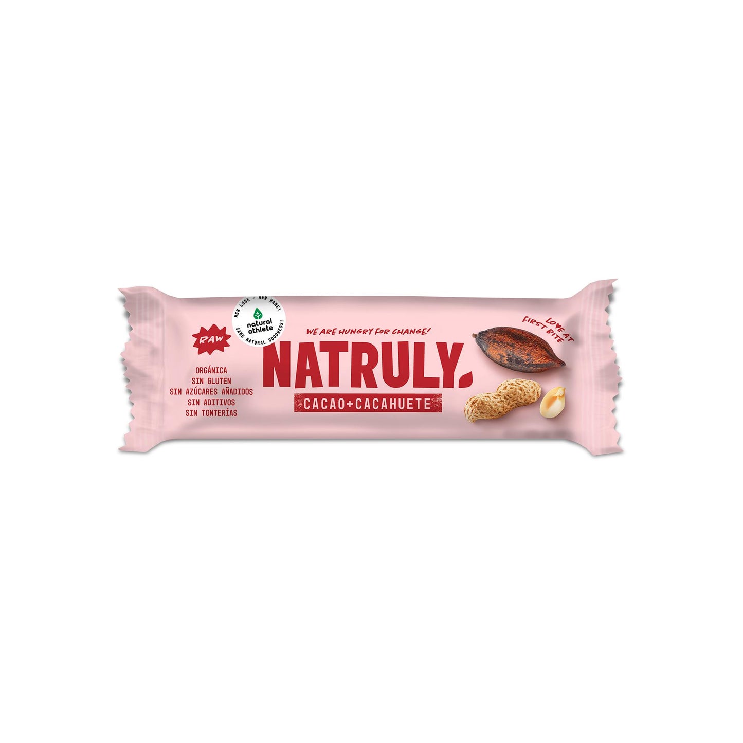 Batony Raw z kakao i orzeszkami ziemnymi Bio Natruly 40 g