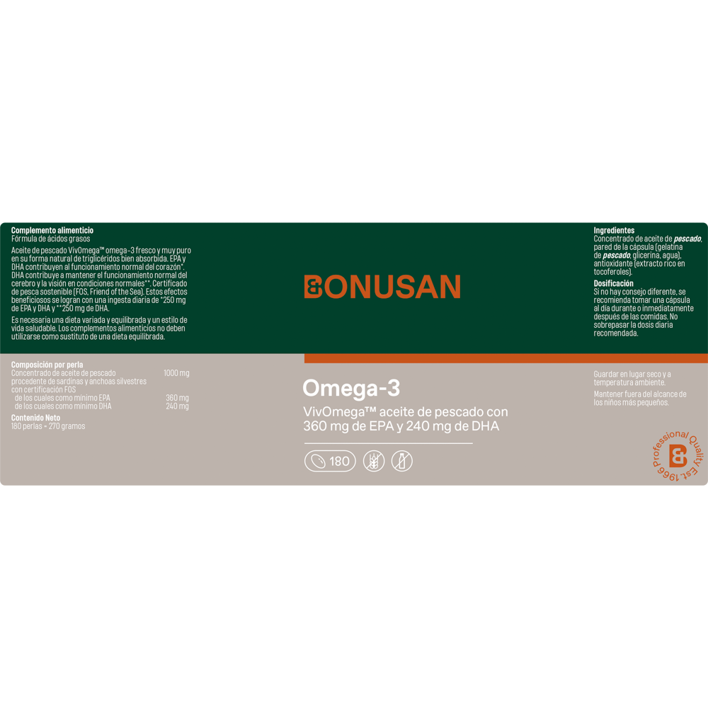 2-pack Omega-3 Bonusan 180 kapslar